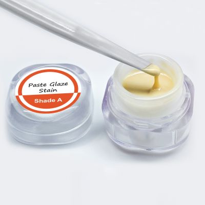 Пятно от глазурованной пасты для стоматологической лаборатории